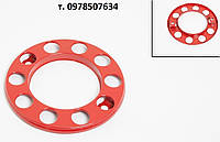 Колпак колеса тягача передний 22,5 универсальный красный металлический, открытый (101-U11-009-1 MAYER )