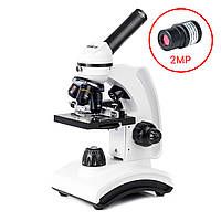 Шкільний біологічний мікроскоп Sigeta Bionic Digital 64x-640x (з камерою 2MP)