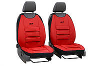 Накидки чехлы на передние сиденья BMW 2 SERIES F22 (2013-2021) Pok-terPok-ter PsT Egronomic красные