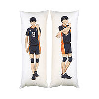 Подушка дакимакура Тобио Кагэяма Tobio Kageyama Волейбол декоративная подушка для обнимания 50*150см