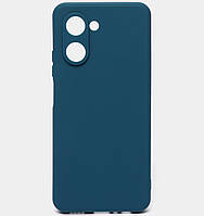 Чохол Fiji Soft для Realme C33 2023 силікон бампер темно-синій