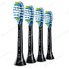 Насадки для зубних щіток Philips Sonicare InterCare з технологією C3 HX9044/95 4 шт. чорні, фото 3