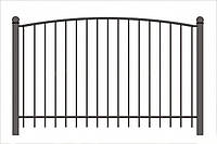 Металлическая заборная секция АМВ3034