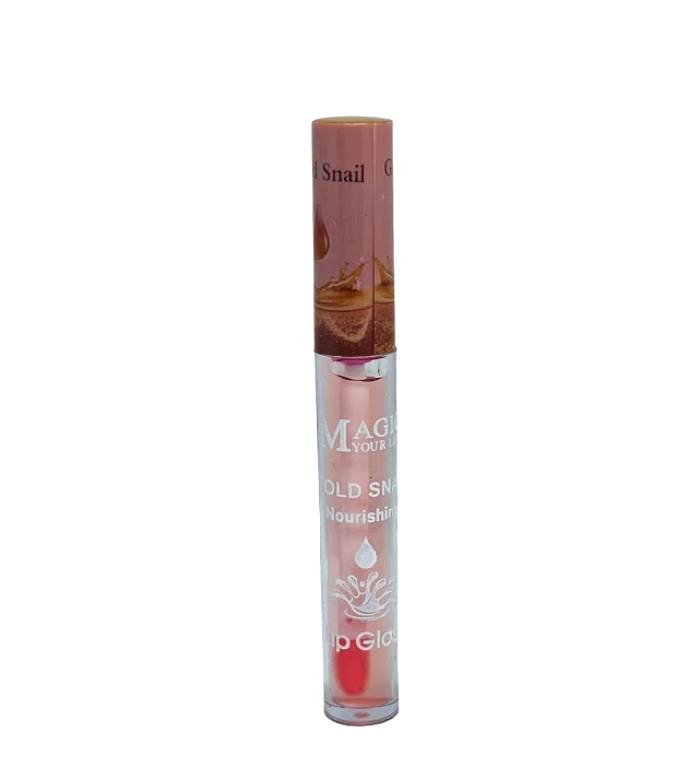 Блиск для губ глянцевий з муцином равлики, GOLD SNAIL MAGIC YOUR LIFE 5 мл