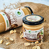 Классическая арахисовая паста без сахара натуральное арахисовое масло украинского производства 200 грамм HWW