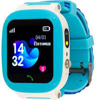 Детские смарт-часы AmiGo GO004 Splashproof Camera+LED (Blue) [52490]
