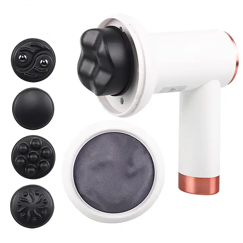 Антицеллюлитный массажер Deep Rolling Massager с насадками, от USB ...