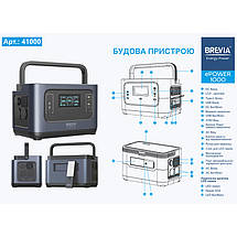 Портативна зарядна станція Brevia ePower1000 1008Wh LiFePO4, фото 6