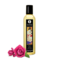 Массажное масло Shunga Erotic Massage Oil с ароматом розы 250мл ZIPMARKET