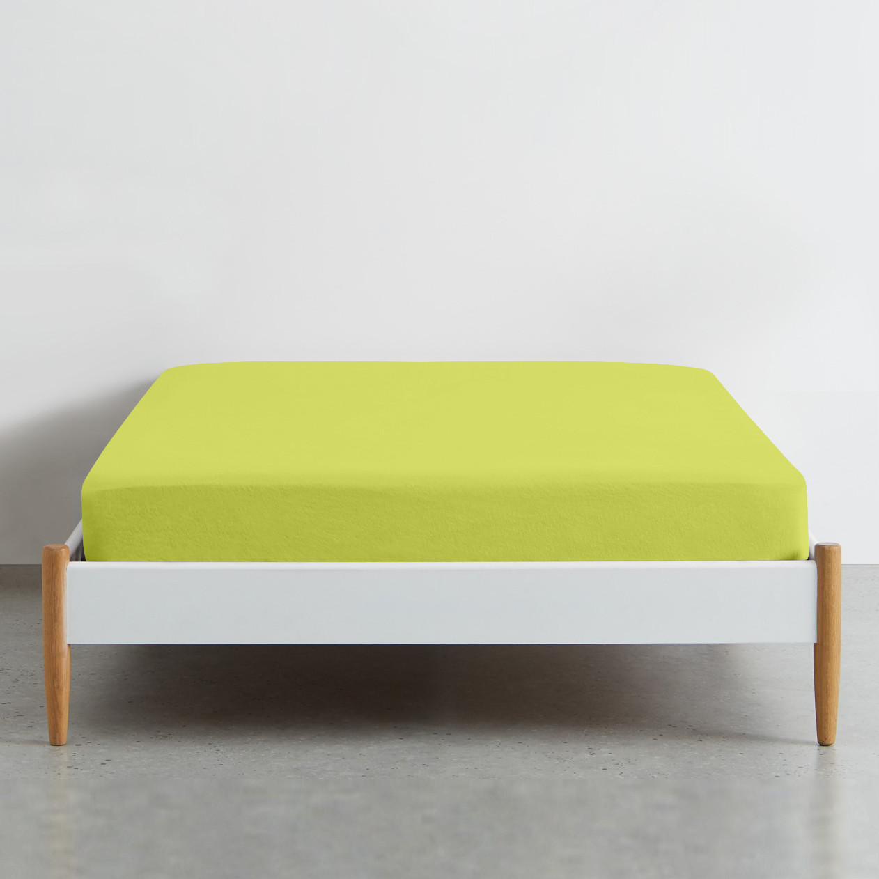 Простирадло на гумці COSAS LIME Ранфорс 90х200х20 см Лайм, фото 1