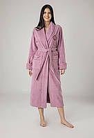 Натуральный банный халат женский для дома без капюшона, длинный женский халат, размер S, Nusa