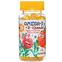 BioSalma Омега-3 + витамин Д,100 жевательных таблеток