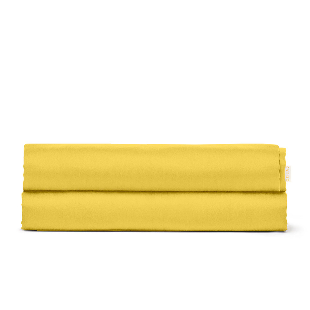 Простирадло COSAS SUMMER Ранфорс 240х260 см Жовтий, фото 1