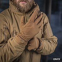 Зимние перчатки тактические M-Tac Койот XL, Рукавицы для ВСУ, перчатки Winter Soft Shell, полнопалые перчатки