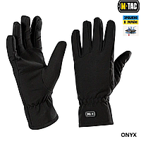 Зимние перчатки тактические M-Tac Черный XL, Рукавицы для ВСУ, перчатки Winter Soft Shell, полнопалые перчатки
