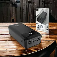 Повербанк 50000mAh, 20 Вт, LENYES PX591, с LED-фонарем т дисплеем , Универсальное мобильное зарядное устройств