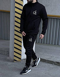 Зимовий чоловічий спортивний костюм Calvin Klein чорний
