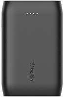 Портативний зарядний пристрій Belkin 10000mAh, 15W USB-C In/Out,Microusb IN,USB-A Out, IN,USB-A OUT, black