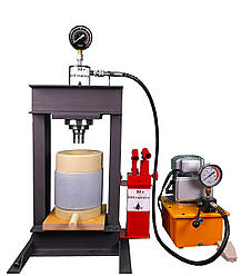 Пресс для олії 30 тонн холодного пресування на 3,5 літри капролон маслостанція (повний комплект) "PRO" OilExpress