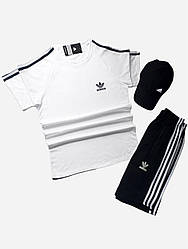 Спортивний комплект Adidas літній (футболка та шорти)