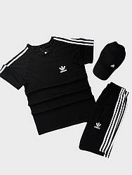 Спортивний комплект Adidas літній (футболка та шорти)