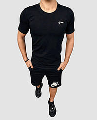 Літній чоловічий комплект Nike футболка + шорти