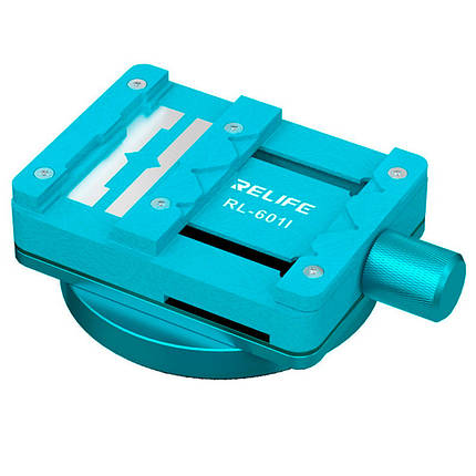 Тримач для ремонту плат Relife RL-601I компактний, поворотний, із затискачем, фото 1