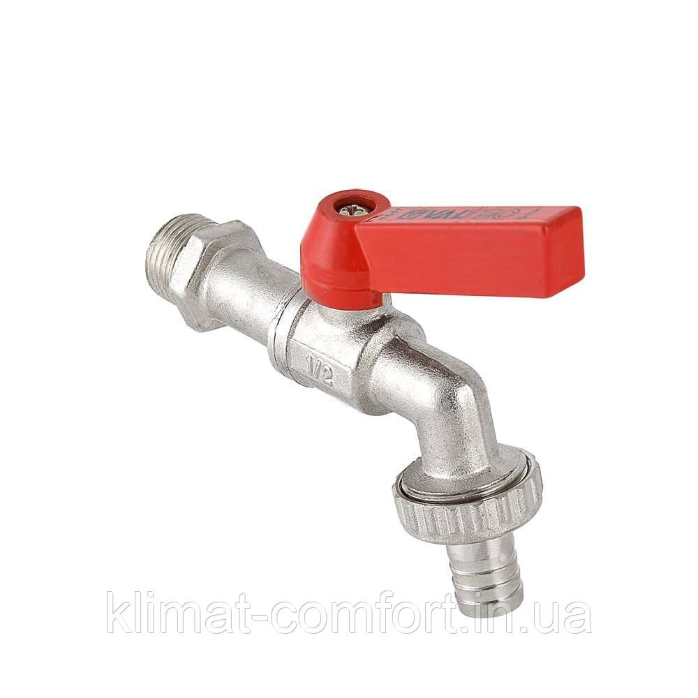 Кран кульовий Valtec водорозбірний зі знімним штуцером нар 1/2" VT.051.N.04