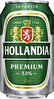 Пива Hollandia premium светлое фильтрованное 5,0% 0.33л Нидерланды