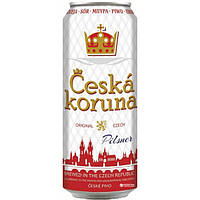 Пиво светлое Ceska koruna Pilsen 0.5л 4.1% Чехия