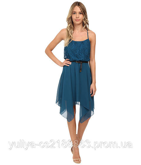 Плаття Gabriella Rocha Lace/Chiffon Belted Hanky Hem Dress (USA оригінал), розмір М