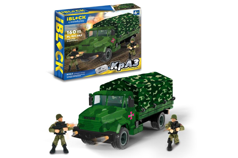 Конструктор Iblock КрАЗ PL-921-443 160 дет