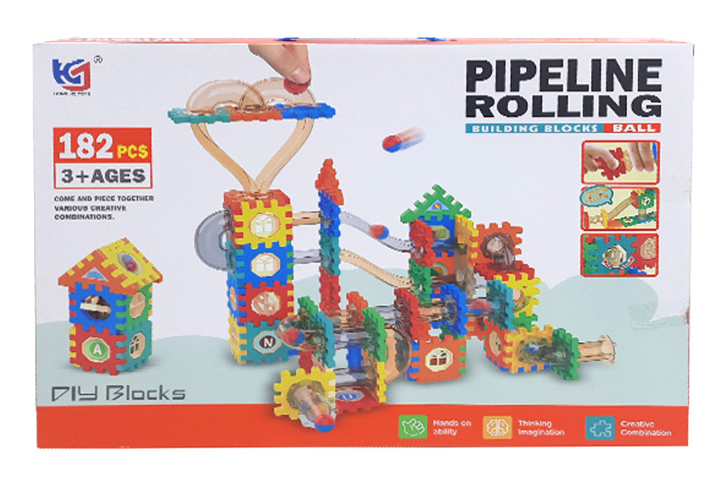 Конструктор-лабіринт Кулькотрек 185 дет E041