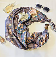 Дизайнерский платок "Волшебная сказка" коллекция VIP от бренда my scarf, подарок женщине