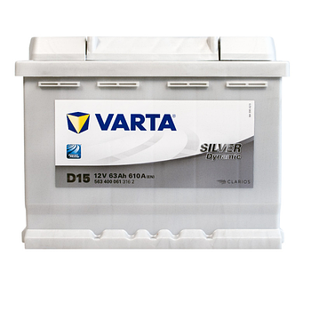 Автомобільний акумулятор VARTA Silver Dynamic 63Ah 610A R+