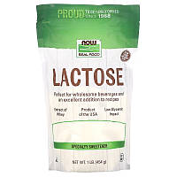 Лактоза NOW Foods, Real Food "Lactose" (454 г)