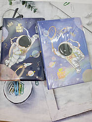 Блокнот А5 на 80 аркушів Космос