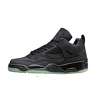 Кросівки Nike Air Jordan Retro 4 x Kaws Black, Чоловічі джордани, найк джордан