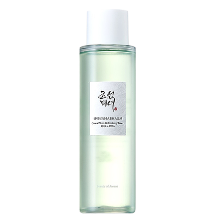 Тонер із кислотами Beauty of Joseon Green Plum Refreshing Toner AHA+BHA 150 ml, фото 1