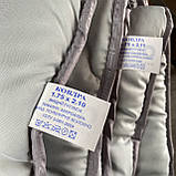 Ковдра двоспального розміру 4 сезони зима-літо 175х210 ОДА стьобана на кнопках 3 в 1, Колір - Сірий, фото 2