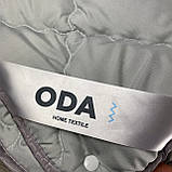 Ковдра двоспального розміру 4 сезони зима-літо 175х210 ОДА стьобана на кнопках 3 в 1, Колір - Сірий, фото 5