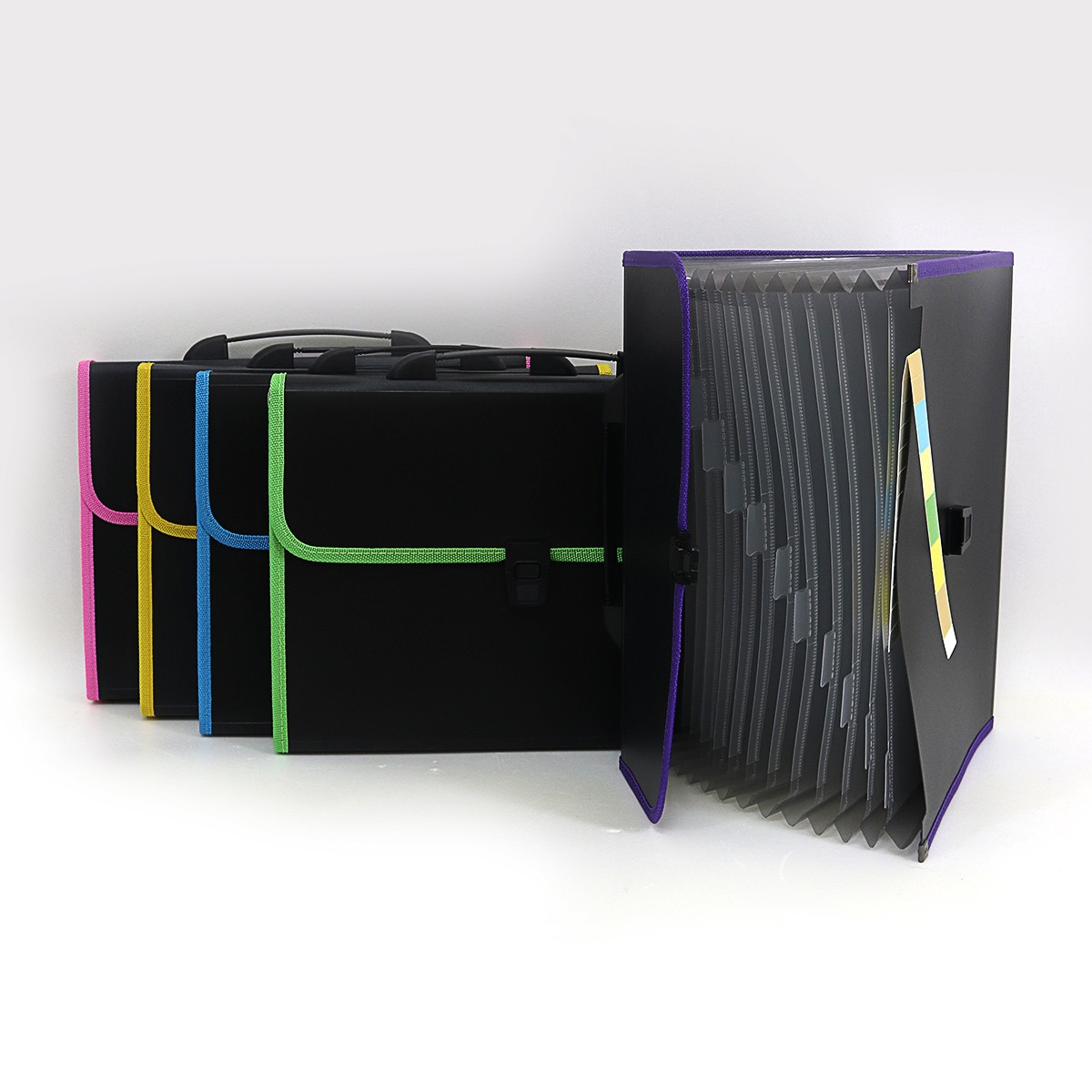 Папка-портфель картотека на 13 відділів, А4 Student, фото 1