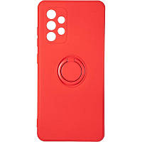 Чехол - накладка для Samsung A52 / бампер на самсунг А52 / Gelius Ring Holder Case / Red .