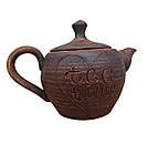 Чайник "Tea Time" 800 мл - керамічний з червоної глини для заварювання