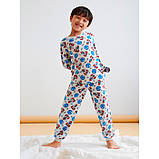 Дитяча флісова піжама для хлопчика р.116 - 5-6 років, фото 2