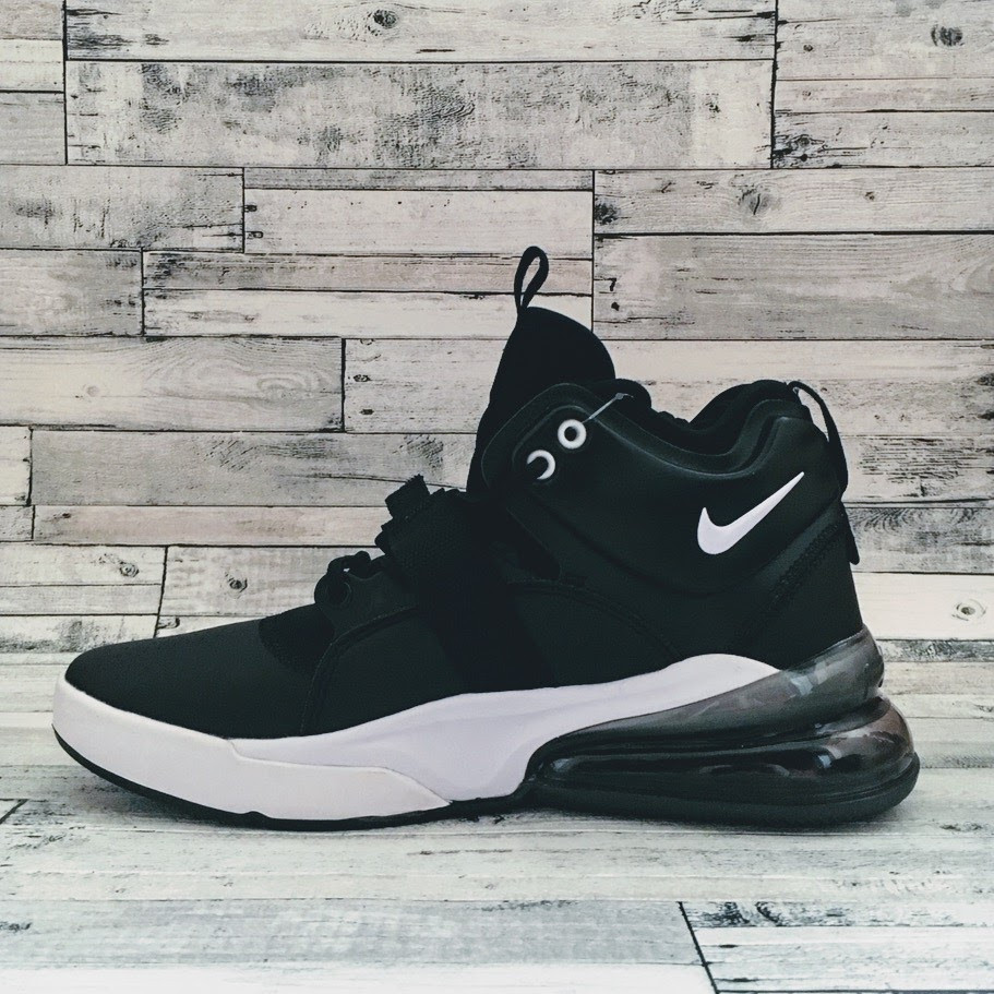Nike Air Force 270 Black White Chrome University