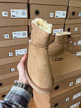 Жіночі угги UGG Mini Bailey Bow II Chestnut Brown 1016501-CHE, фото 3