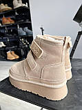 Жіночі угги UGG Neumel Platform Beige ALL13454, фото 8