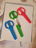 Ножницы цветные канцелярские В чехле 11.5 см