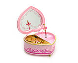 Дитяча скринька Принцеса 6005P, заводна з люстерком і потайним відділенням, фото 3